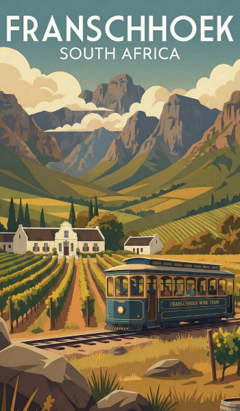 Franschhoek poster